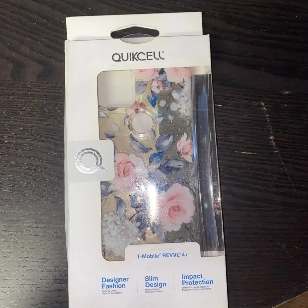 New Quikcell REVVL 4+ Blossom Floral Slim Phone Case